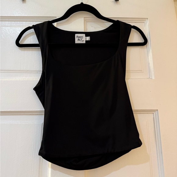 Princess Polly Black Square-Neck Tank - Picture 3 of 5